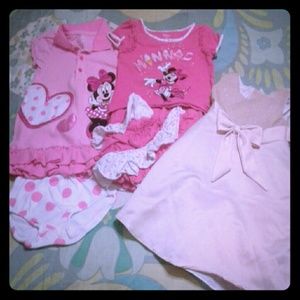 Bundle of 3 Baby Girl  Disney Store and Young land